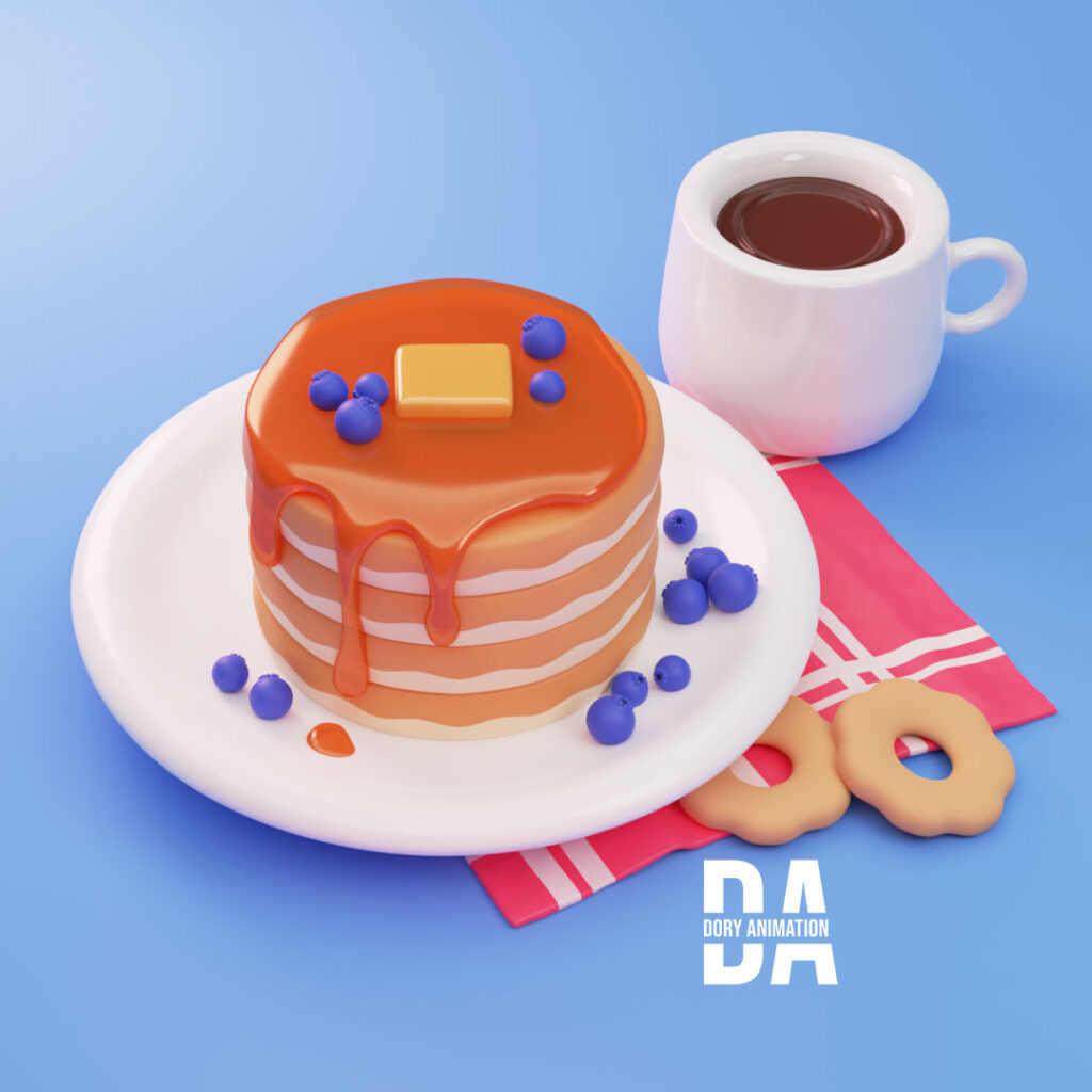 pancakes 3D