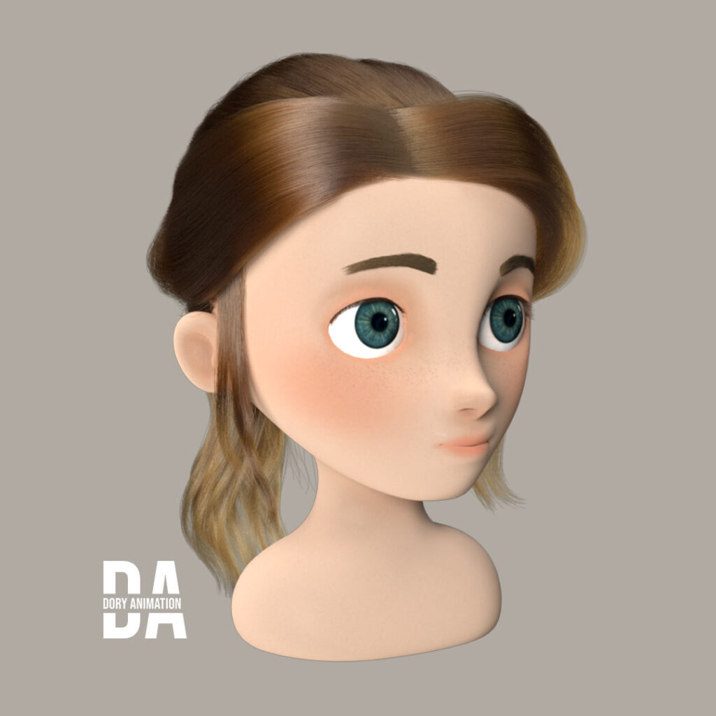 Hair grooming 3D