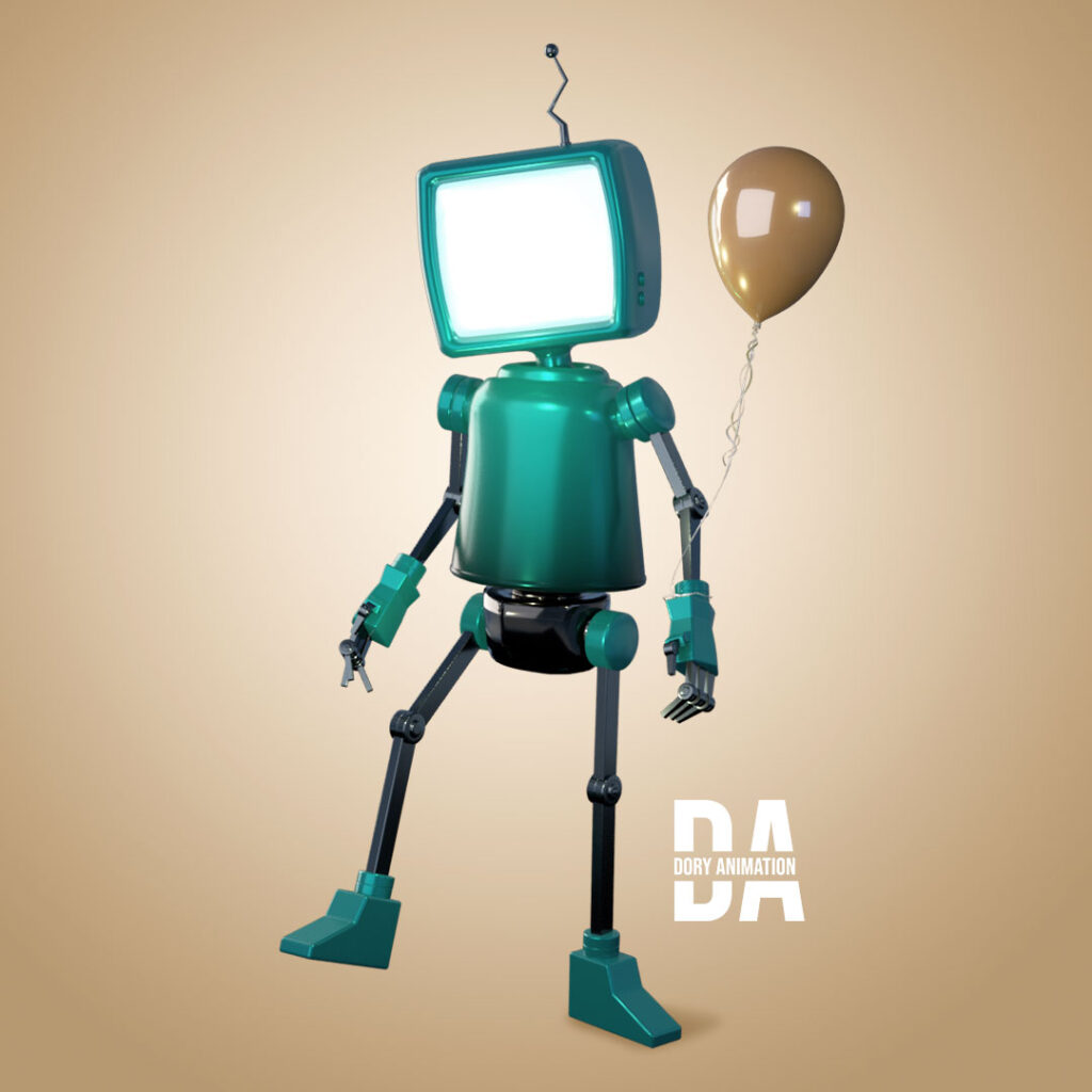 robot 3D model