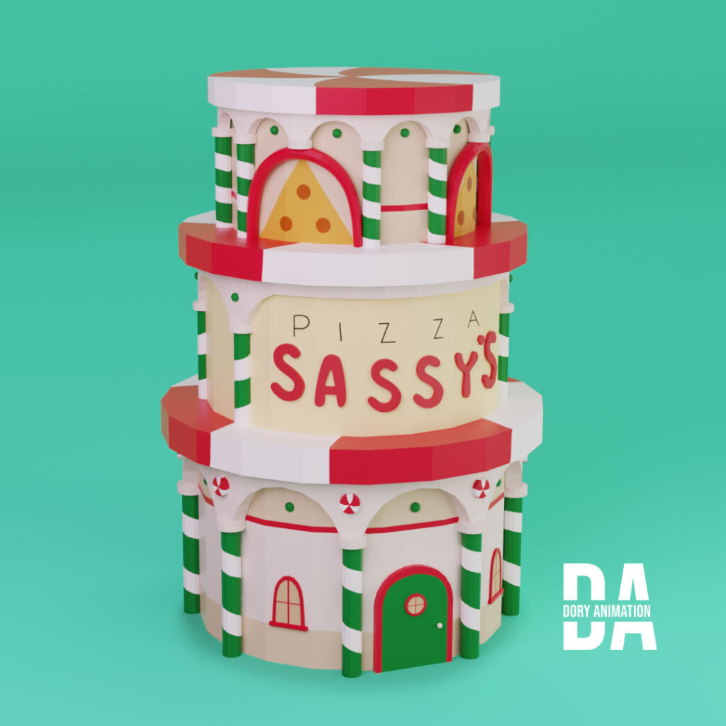 pizza sassy's 3D