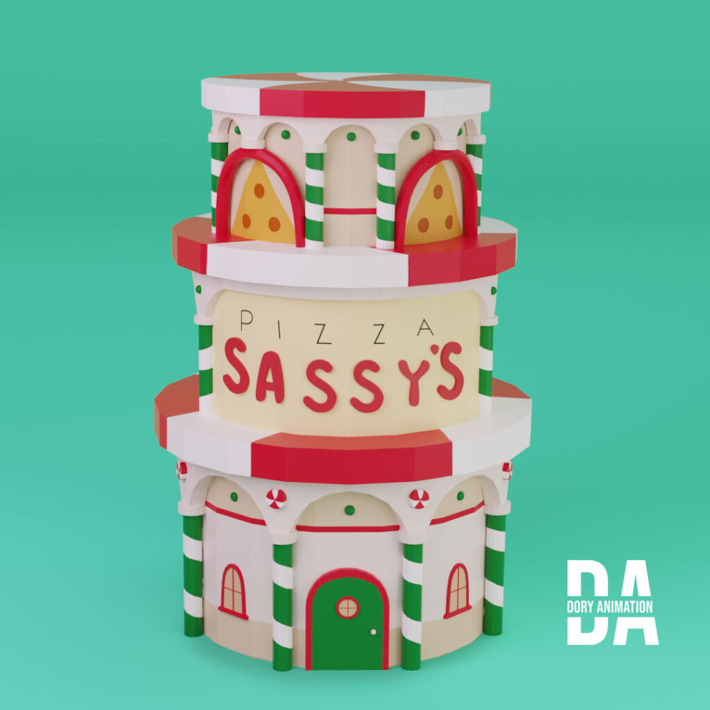 pizza sassy's 3D