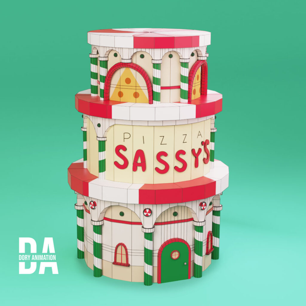 pizza sassy's 3D