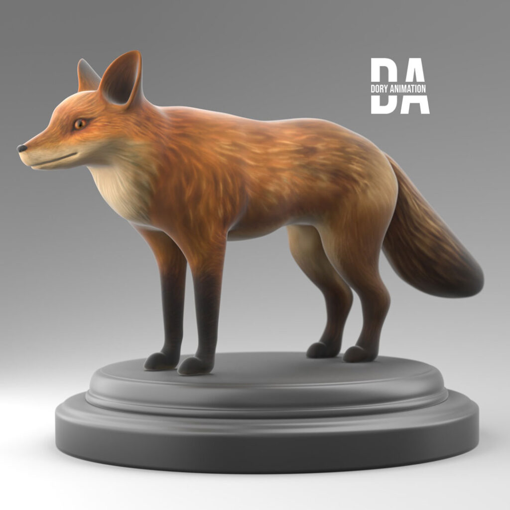 fox 3D model