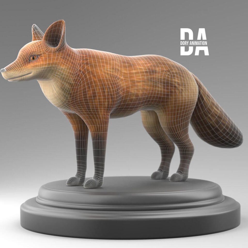 fox 3D model