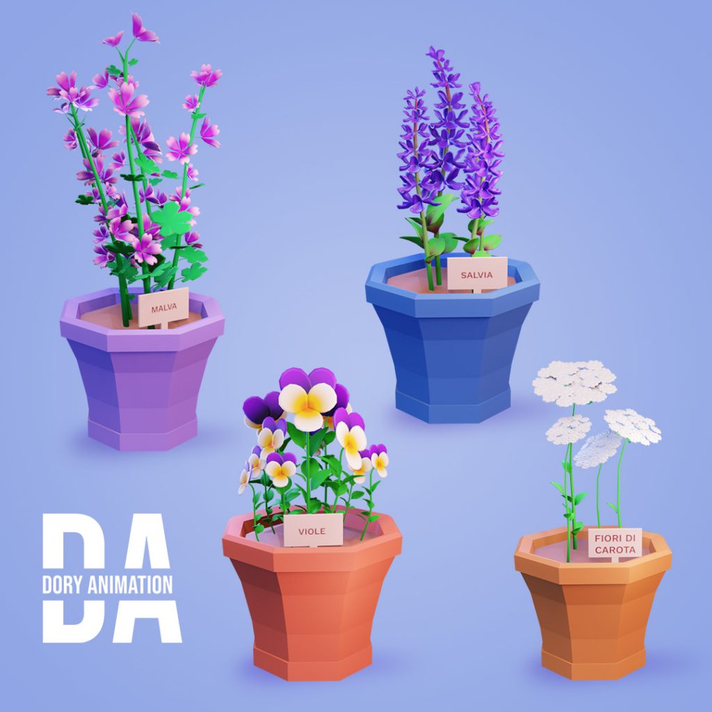 3d flowers clever cities