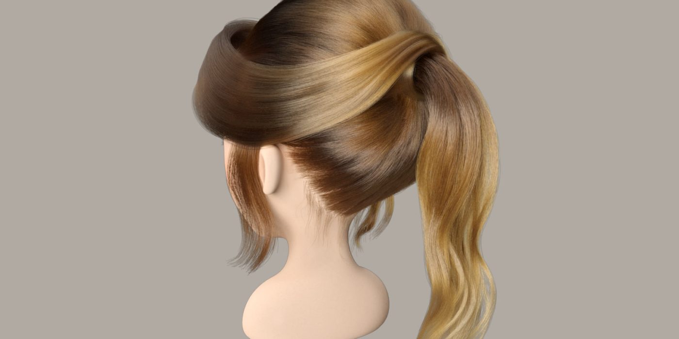 Hair grooming 3D