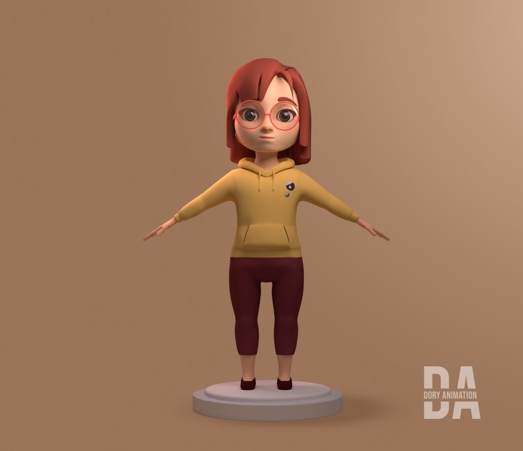 girl 3d model