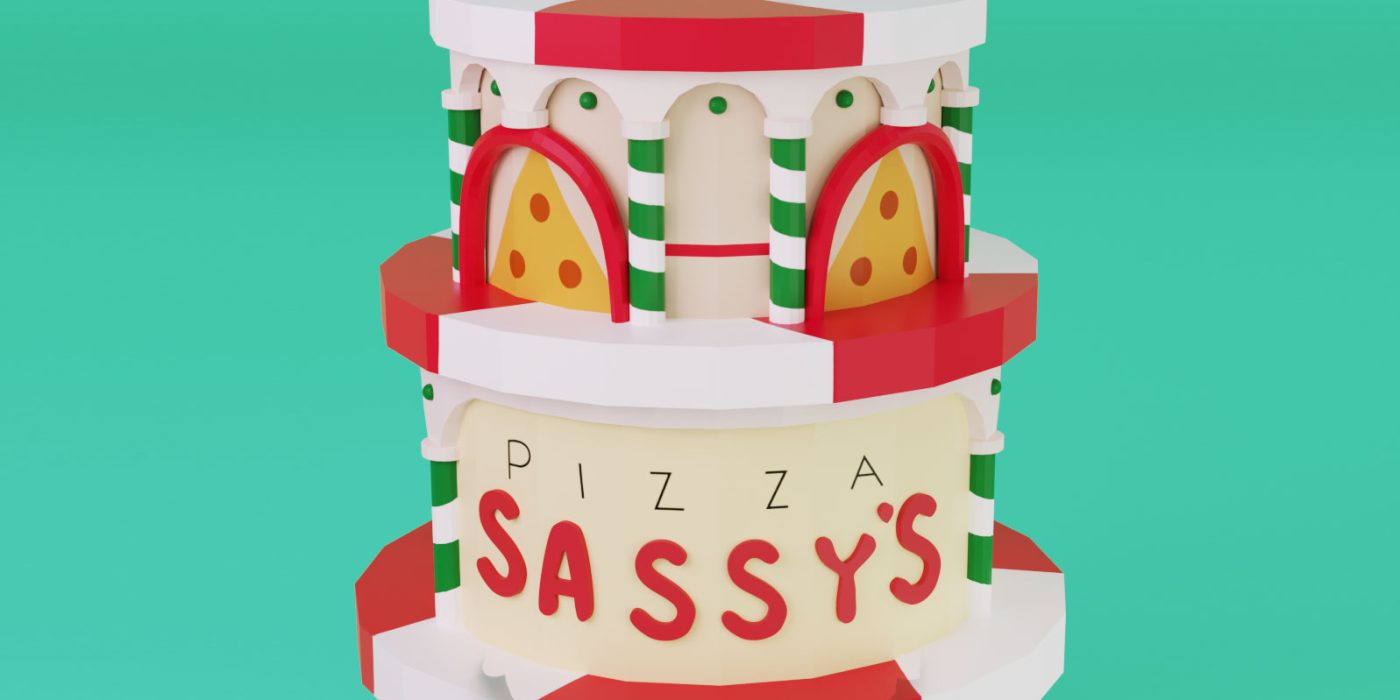 pizza sassy's 3D